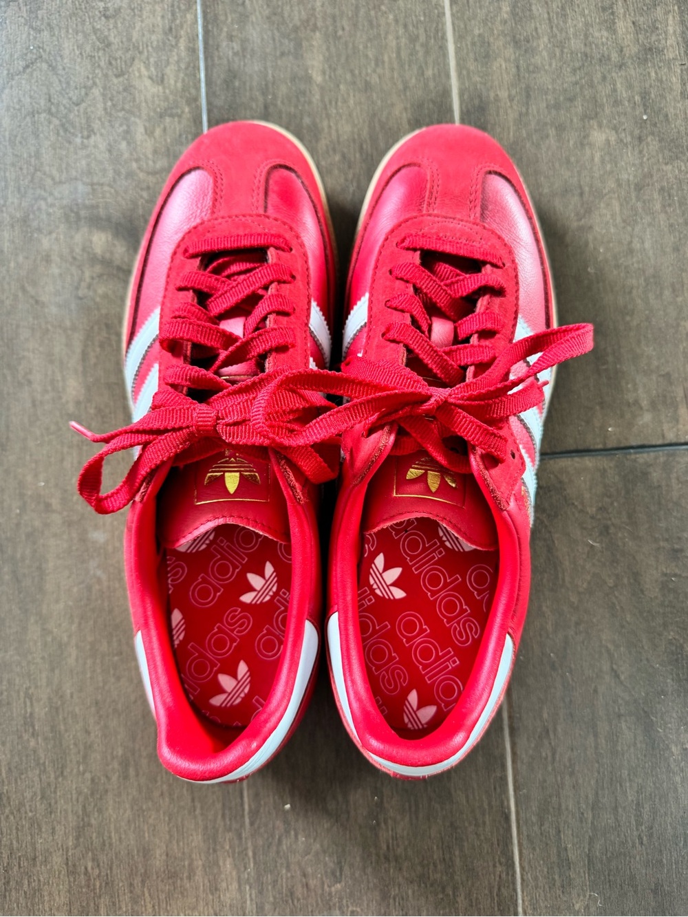 Adidas red OG Samba sneakers red scarlet white gum - Picture 5 of 7
